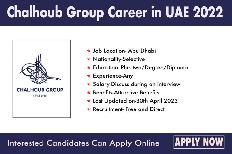 Chalhoub Group Career in UAE 2022