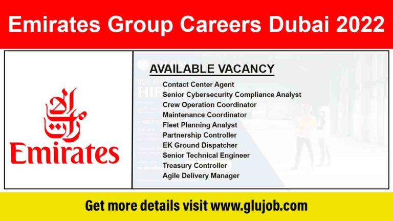 Emirates Group Careers Dubai 2022