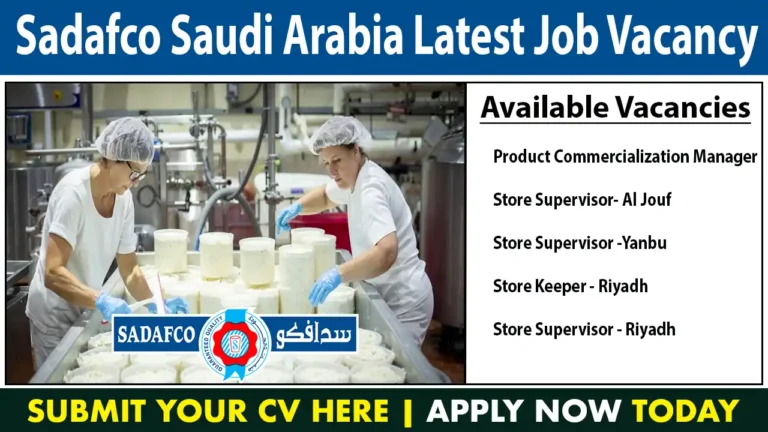 Sadafco Saudi Arabia Jobs