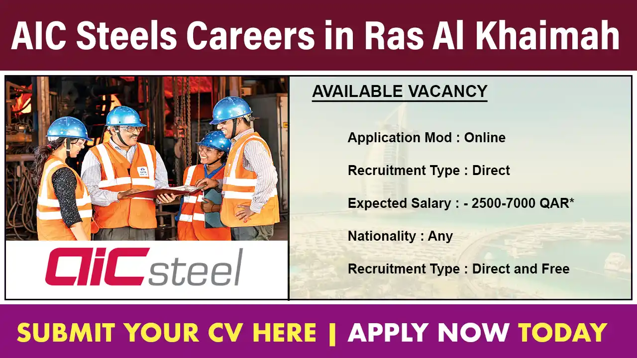 AIC Steels Careers in Ras Al Khaimah