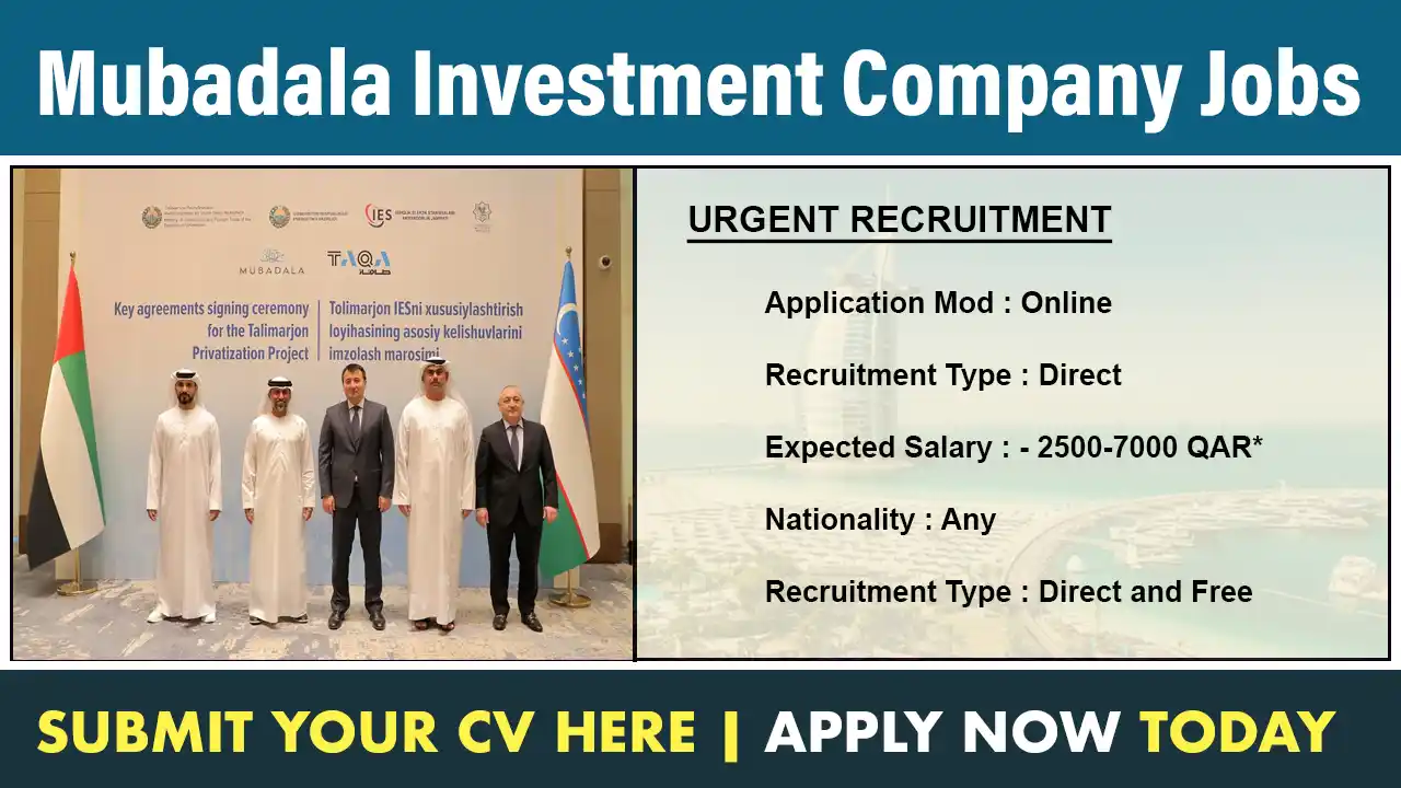 Mubadala Investment Company Careers
