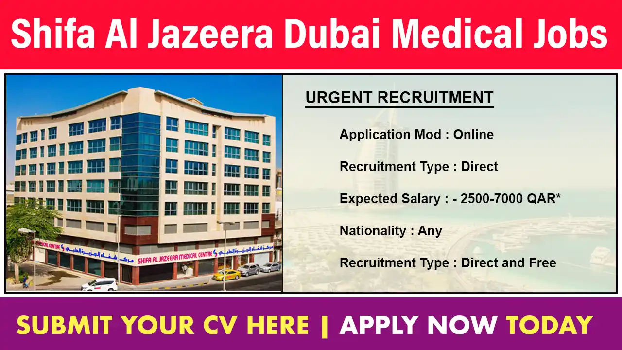 Shifa Al Jazeera Dubai Careers 2023