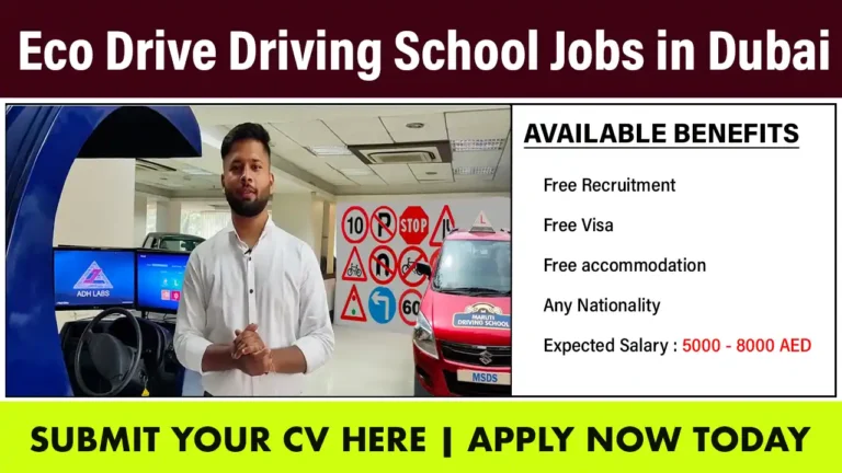 Eco Drive Driving School Jobs in Dubai