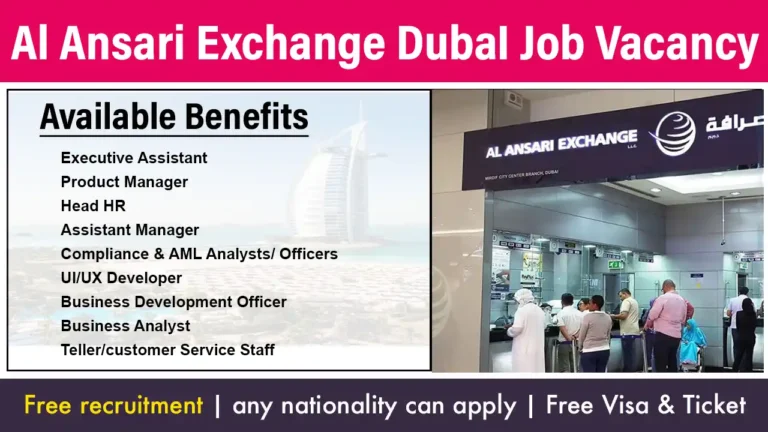 Al Ansari Exchange DubaI Job Vacancy