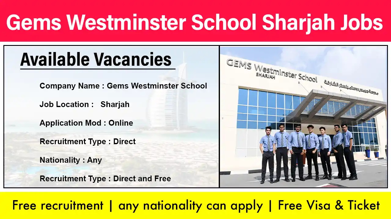 Gems Westminster School Sharjah Jobs
