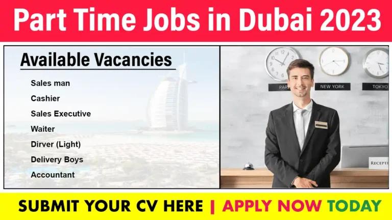 Part Time Jobs in Dubai 2023