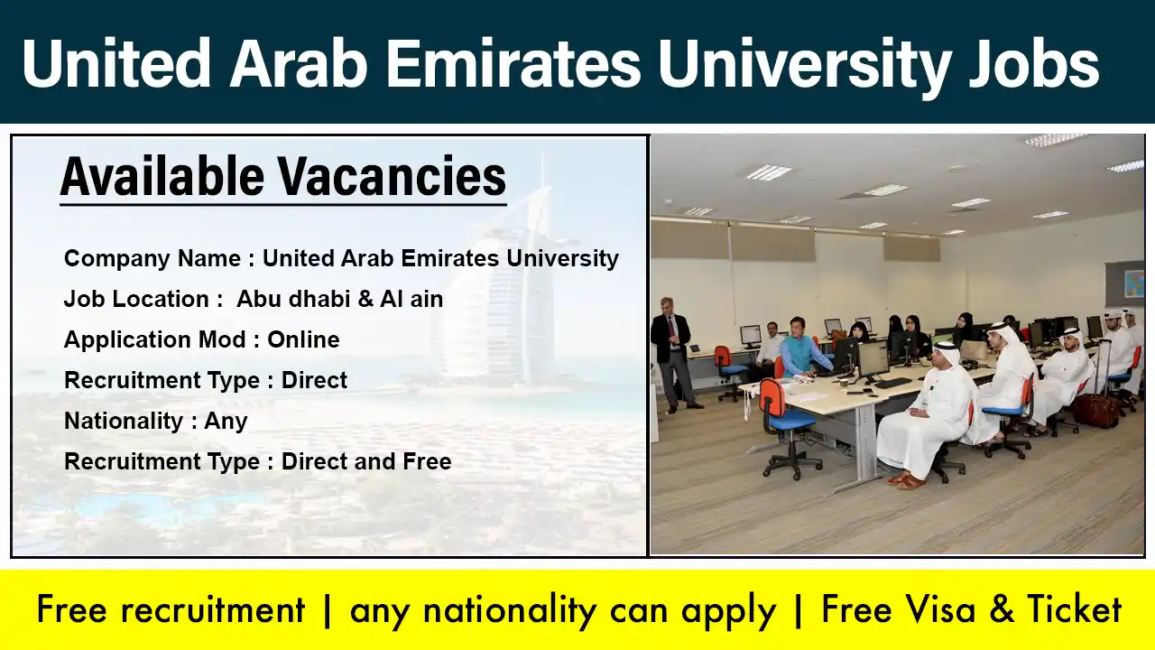United Arab Emirates University Jobs