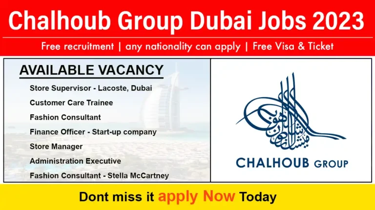 Chalhoub Group Dubai Jobs 2023