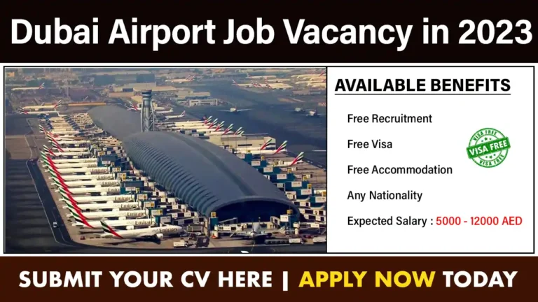 Dubai Airport Job Vacancy in 2023