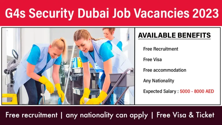 G4s Security Dubai Job Vacancies 2023