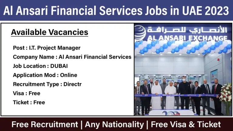 Al Ansari Financial Services Jobs in UAE 2023