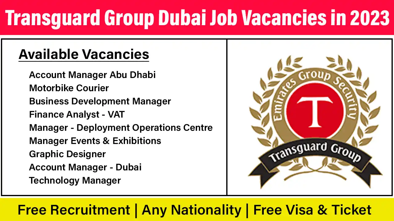 Transguard Group Dubai Job Vacancies in 2023