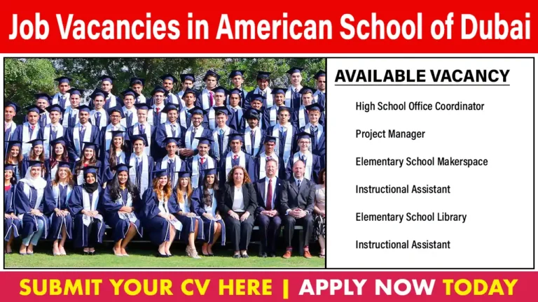 American School of Dubai Careers 2023