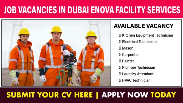 Job Vacancies in Dubai Enova Facility Services