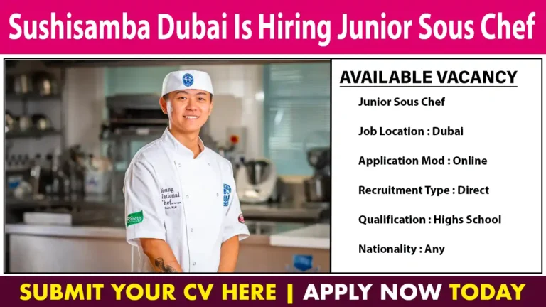 Sushisamba Dubai Careers in 2023