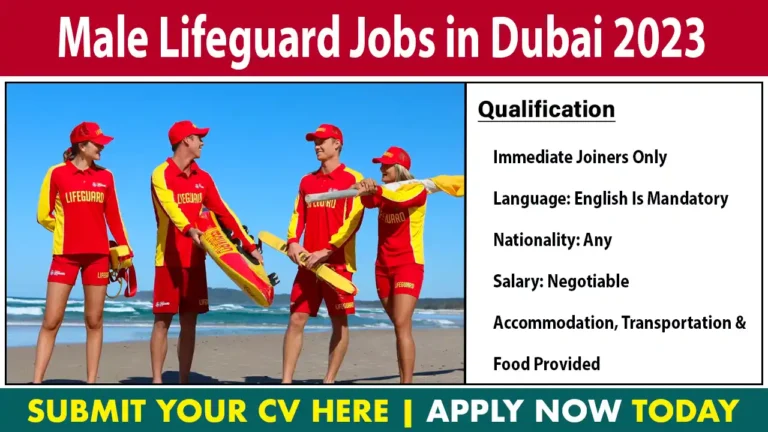 Male Lifeguard Jobs in Dubai 2023