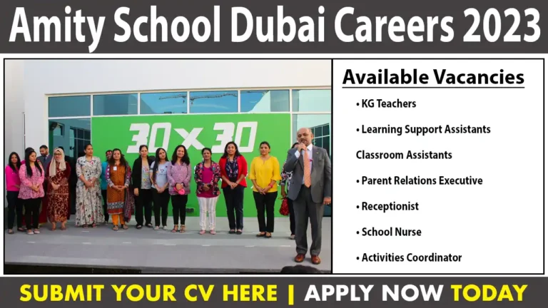 Amity School Dubai Careers