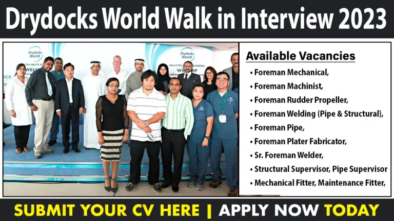 Drydocks World Walk in Interview 2023