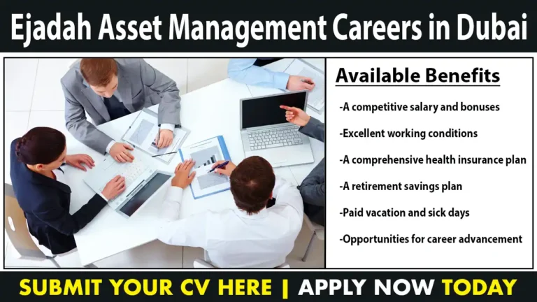 Ejadah Asset Management Careers in Dubai