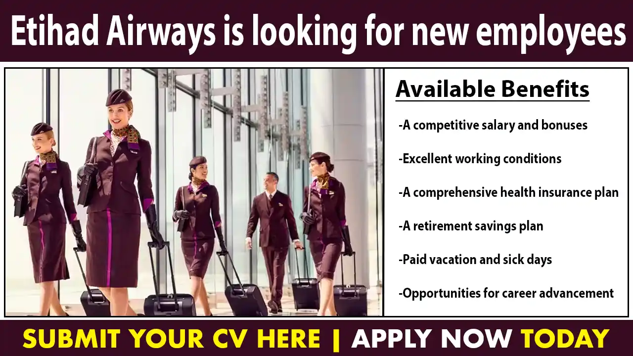 Etihad Airways Job Vacancy in 2023