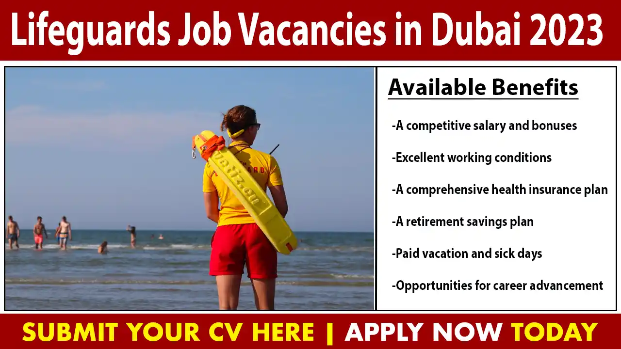 Lifeguards Job Vacancies in Dubai 2023