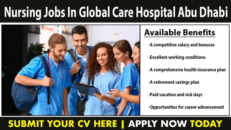 Nursing Jobs In Global Care Hospital Abu Dhabi