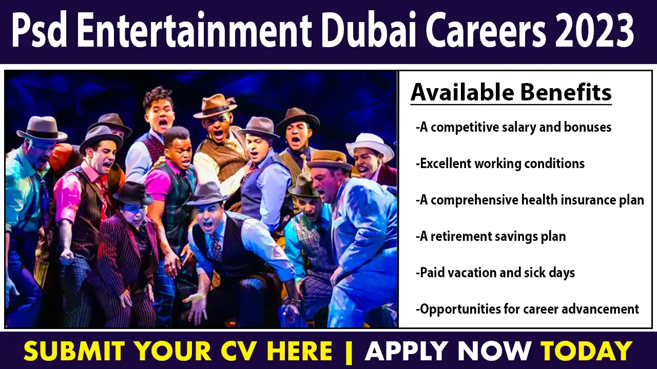 Psd Entertainment Dubai Careers 2023