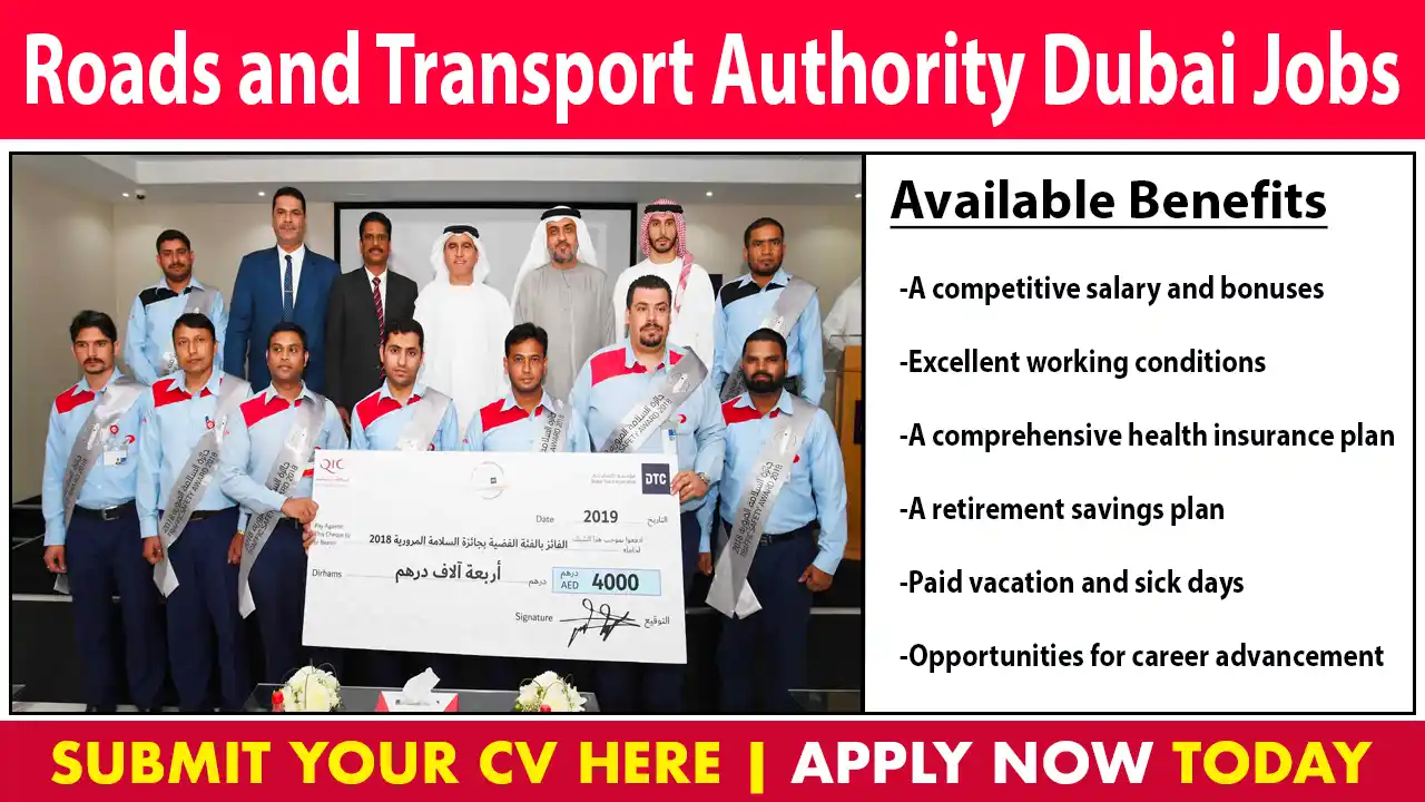 Roads and Transport Authority Dubai Jobs