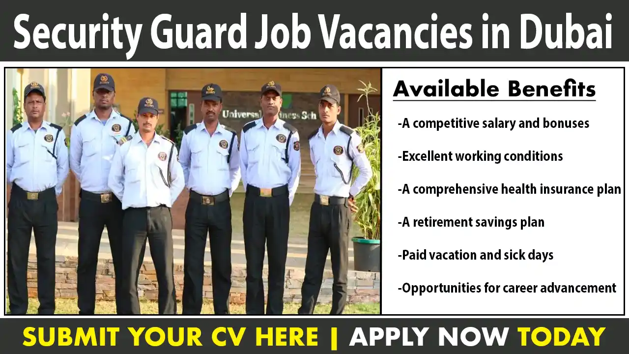 Security Guard Job Vacancies in Dubai