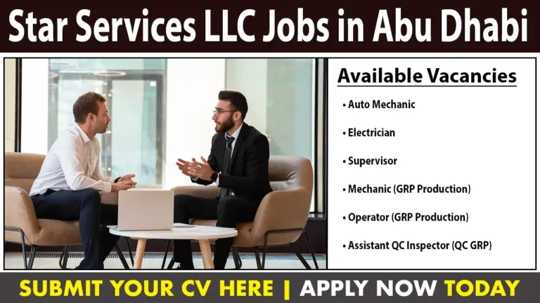 Star Services LLC Jobs in Abu Dhabi