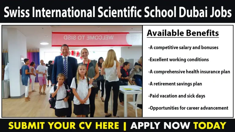 Swiss International Scientific School Dubai Jobs