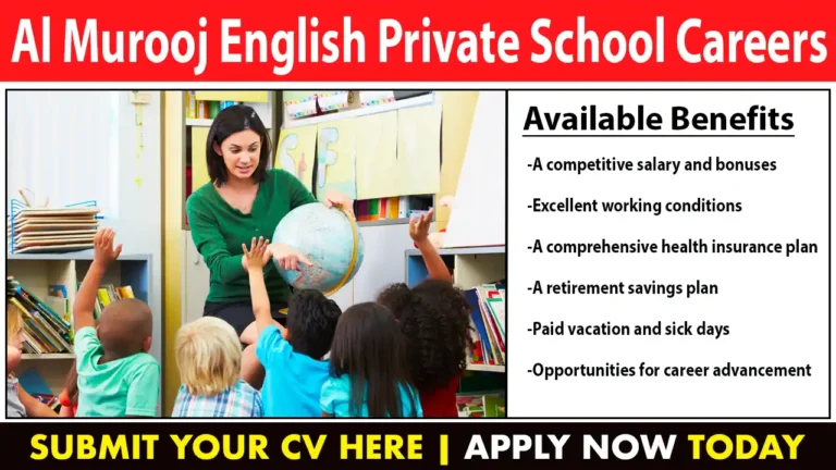 Al Murooj English Private School Careers