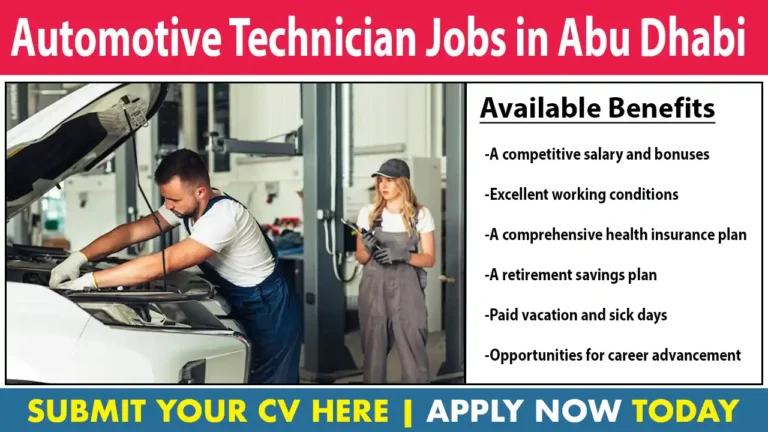 Automotive Technician Jobs in Abu Dhabi