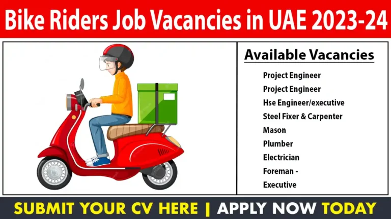 Bike Riders Jobs in UAE