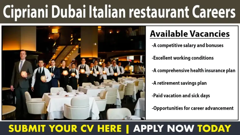 Cipriani Dubai Careers