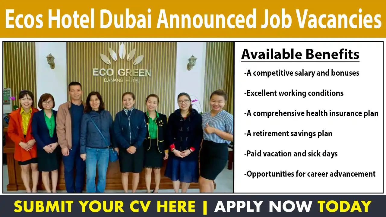 Ecos Hotel Dubai Job Vacancy