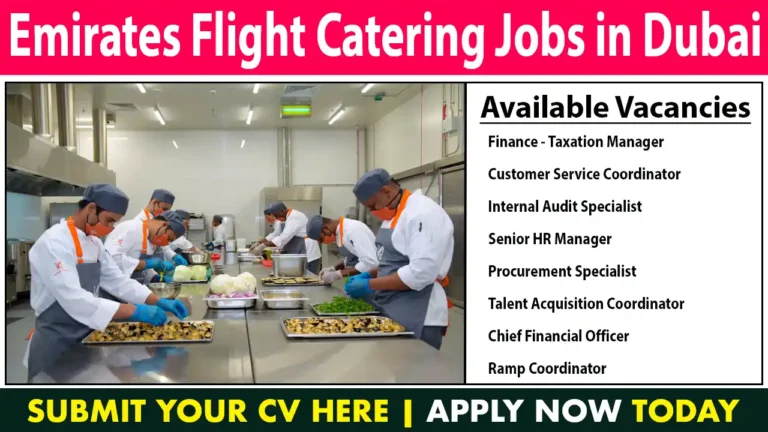 Emirates Flight Catering Jobs in Dubai