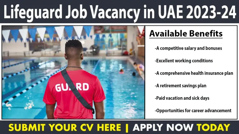 Lifeguard Job Vacancy in UAE