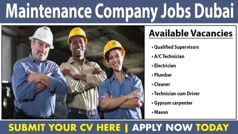 Maintenance Company Jobs Dubai