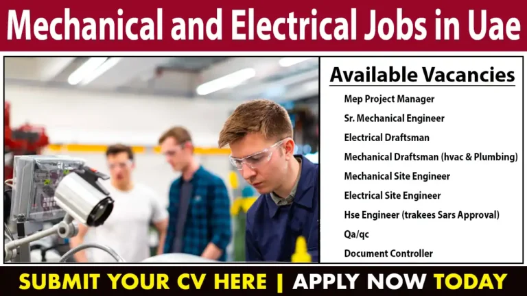 Mechanical and Electrical Jobs in Uae