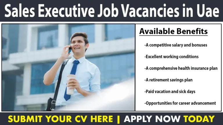 Sales Executive Job Vacancies in Uae