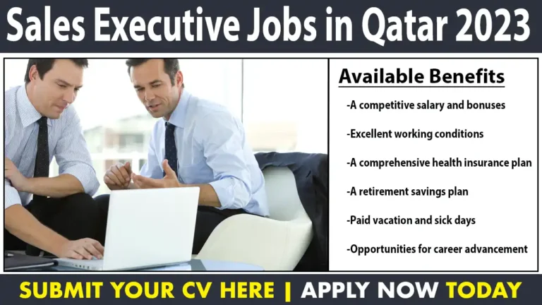 Sales Executive Jobs in Qatar 2023