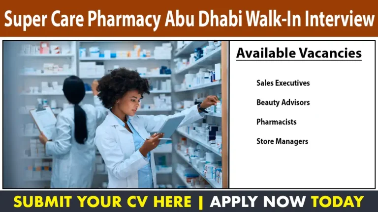 Super Care Pharmacy Abu Dhabi Walk In Interview