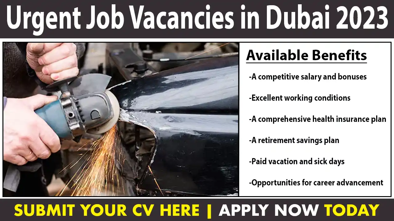 Urgent Job Vacancies In Dubai
