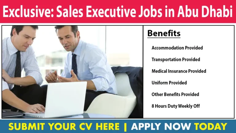 Exclusive: Sales Executive Jobs in Abu Dhabi