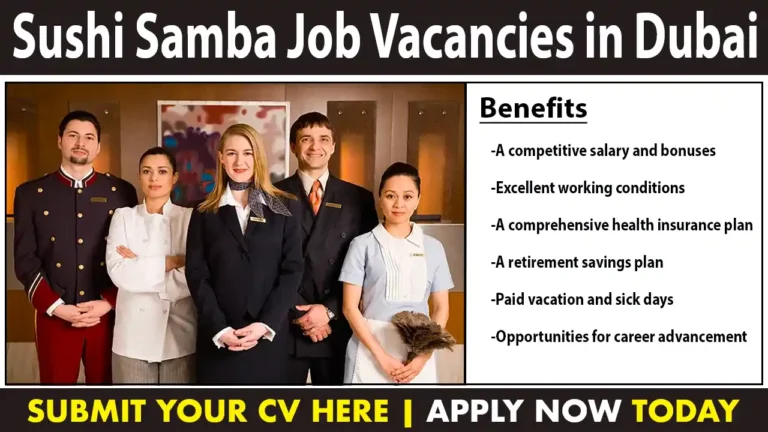 Unlock Sushi Samba Dubai Jobs