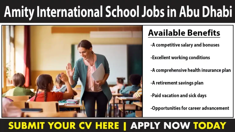 Amity International School Jobs in Abu Dhabi