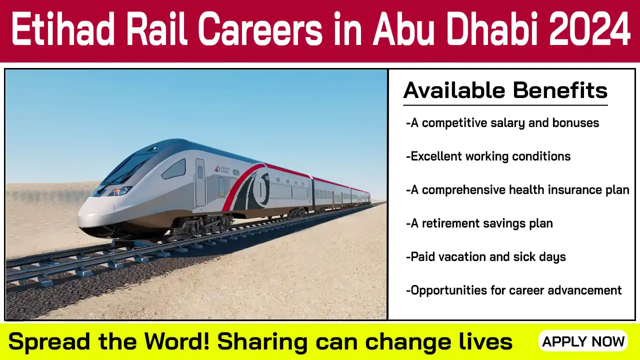 Etihad Rail Careers in Abu Dhabi 2024