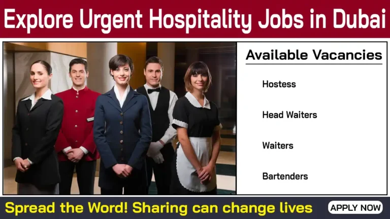 Explore Urgent Hospitality Jobs in Dubai