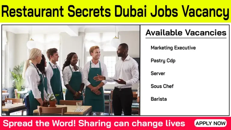 Restaurant Secrets Dubai Jobs Vacancy